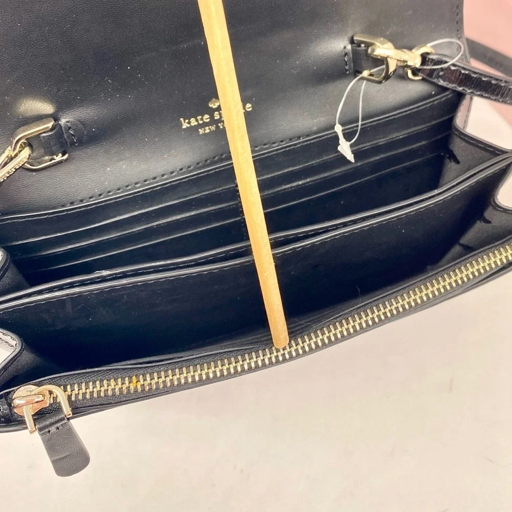 Kate Spade Sleek Black Crossbody Bag